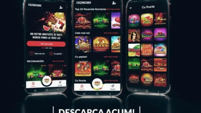 Aplicația Cazino365 – universul jocurilor de noroc online, acum pe un nou dispozitiv mobil.