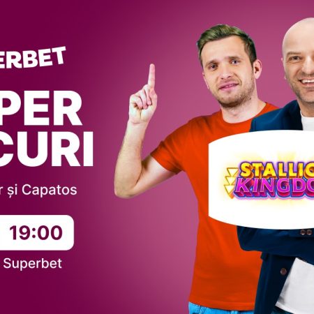 Oferte speciale și superbonusuri cu XBraker și Capatos, transmisiuni live de la 19 pe canalul YouTube Superbet!