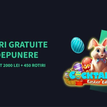 Promoția Specială de Paște – Peste 300 de Rotiri Gratuite la Cocktail Rush